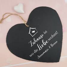 Schreibweise kann für folgendes stehen: Schieferherz Zuhause Mit Namen Online Kaufen Design3000 De Online Shop