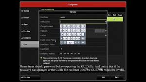 How To Reset A Password On A Hikvision Nvr Or Dvr Using The Guid File Locally Youtube