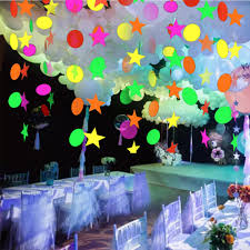 Get these hex color codes for the best neon hues. Neon Party Decor Neon Happy Birthday Banner Reactive Neon Paper Dot Star Garland Triangle Flags Bunting For Glow Party Supplies Party Diy Decorations Aliexpress