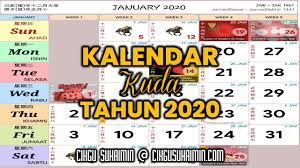 You may pick the sort of calendar you need to print out of several choices and designs. Kalendar Tahun 2020