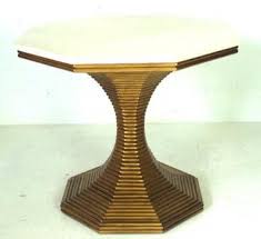 Hourglass Octagonal Pedestal Table Pedestal Table Octagon Table Table