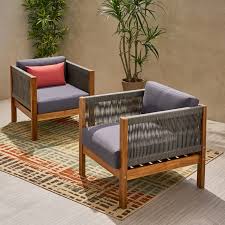 Silke Modern Outdoor Patio Chair With Cushions In 2020 Modern Outdoor Patio Outdoor Patio Chairs Patio Chairs