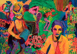 Carolyn Mims Lawrence Black Children Keep Your Spirits Free Detail 1972 Courtesy The Artist And Tate M Black Power Art Art In The Age Black Arts Movement