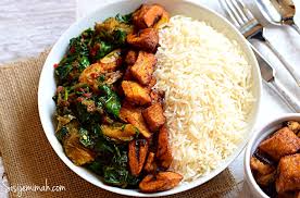 The igbere development association also includes cow feet and dried cow skin among the traditional meats included in the vegetable soup. Mixed Vegetable Sauce With Spinach And Kale Sisi Jemimah