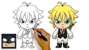 Sir meliodas | the seven deadly sins. How To Draw Meliodas The Seven Deadly Sins Youtube