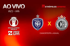Série D ZeroUm: Metrópoles transmite Cianorte-PR x ASA-AL ao vivo