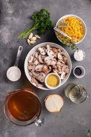 One Pot Vegan Mushroom Stroganoff 30 Minutes Sweet Simple Vegan Recipe Vegan Mushroom Stroganoff Mushroom Stroganoff Stuffed Mushrooms