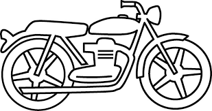 Printable Motorcycle Coloring Pages For Preschoolers Motorcycle Drawing Bike Drawing Motorbike Drawing