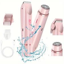 2-in-1 Bikini Trimmer and Electric Shaver for Women