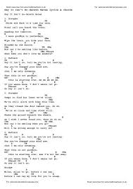 Say It Isn T So Gareth Gates Lyrics Amp Chords Traditional Music Library