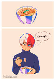 Tododeku trash — sofiakkuma-art: when theres no cold soba so you...