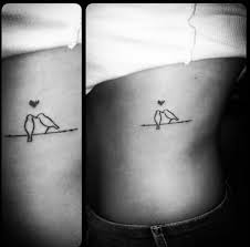 The Love Birds Tattoo Simple Bird Tattoo Tattoos Love Bird Tattoo Couples