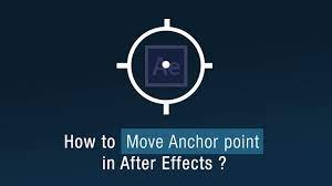 When i animate text i select the text layer and set the position transform after placing the track cursor. How To Move Anchor Point In After Effects