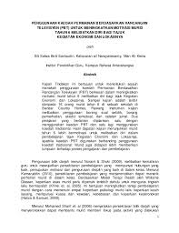 Kertas dan pensel cara bermain: Penggunaan Kaedah Permainan Berdasarkan Rancangan Televisyen Meningka