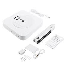 Shop for cd player with bluetooth online at target. Kc 808 Wall Mounted Bluetooth Cd Player Portable Home Audio Box With Remote Control Fm Radio Built In Hifi Speakers Mp3 Alexnld Com