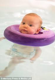 Bring fun and safety to bath and swim time. A Retreat For A Royal Baby Welcome To The London Spa Dedicated To Pampering Newborns Complete With Hydrotherapy In Giant Sinks With Bizarre Neck Floats Daily Mail Online
