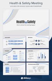 Put Safety First With This Free Powerpoint Presentation Template And Google Slides Theme For Meeting In 2020 Free Powerpoint Presentations Google Slides Themes Good Cv
