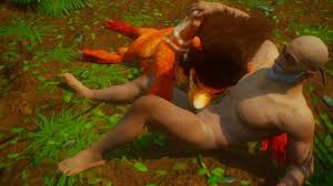 Un hombre barbudo maduro vino a la selva a recoger setas, el monstruo  peludo tenía otros planes ...