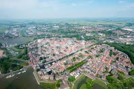 It had a population of 35,176 in 2013. Aerial View Over The Old City Of Gorinchem Stock Photos Freeimages Com