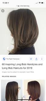 If hair down to there is for you, be sure to brush. Pin By Kelly Slothower On Hair Ideas Long Bob Haircuts Long Bob Hairstyles Bobs Haircuts