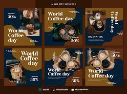 World Coffee Day Social Media Template Social Media Template Social Media Social Media Banner