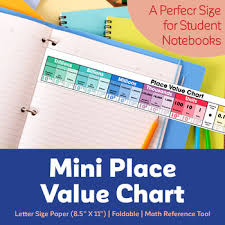 Place Value Chart For Desk Worksheets Teaching Resources Tpt