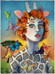 Unite for Nature" <3 The german "Trio infernale" has finished :-) 3 german  friends, 3 different species of giraffes, 1 idea, 1 medium, united in 1  collage. Wicked tongues might have claimed,