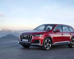 1280x1024 Audi Q7 Suv Vehicle Red Wallpaper Audi Q7 New Audi Q7 Red Audi
