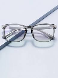 Men Clear Frame Anti Blue Light Glasses Shein Usa