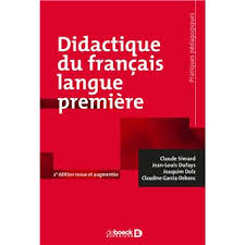 Didactique Du Francais Langue Premiere Broche Claude Simard Livre Tous Les Livres A La Fnac