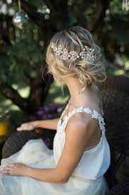 Epingle Sur Accessoires Cheveux Coiffure Mariage Chignon Mariee Boheme Romantique Retro