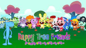 Htf Group Picture By Nemaohtf On Deviantart In 2021 Happy Tree Friends Three Friends Happy