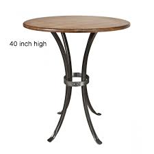 Wrought Iron Bar Table Montage Bar Height Table 42in Round Top Bar Table Table Base Metal Table Top