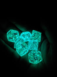 Both of these are much like the luminary clear vortex lines — a clear die base with different colour swirls inside, and the signature luminary particles that. Chessex Borealis Icicle Blue Completely In The Dark Diceporn
