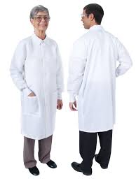 unisex long length lab coats denline uniforms