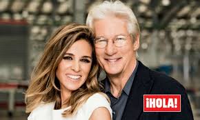 Richard layers up in a thick coat and scarf. Confirmed Richard Gere And Wife Alejandra Silva Welcome First Baby Together Hello