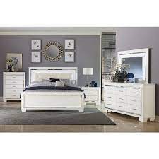 The chlorophilia suspension features led elements arranged in a partially overlapping pattern creating a sunburst display with luminous breadth and width. Allura Panel Bedroom Set W Led Lighting White By Homelegance Furniturepick
