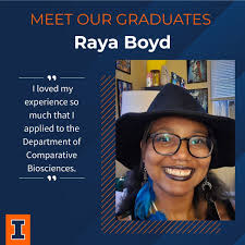 Meet our 2025 graduates! 🎓 Raya Boyd is a PhD graduate, who, before her  last semester of undergrad, was accepted to the Summer Undergraduate  Research Experience in Toxicology (SURETox). She loved the