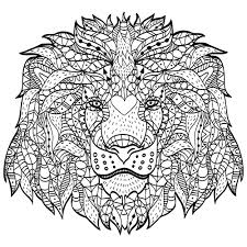 Discover all our printable coloring pages for adults, to print or download for free ! Mandala Lion Coloring Sheet Novocom Top