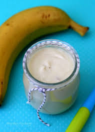 Creme A La Banane Des 4mois Amandine Cooking Dessert Banane Recette Puree Bebe Recette Babycook