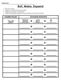 Expanded Notation Expanded Notation Sped Math Kids Math Worksheets
