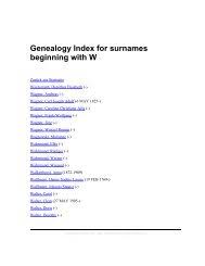 You can narrow down the list by specifying gender, the first letter, strings included you want! Genealogy Index For Surnames Beginning With L Auf Kreibaum De