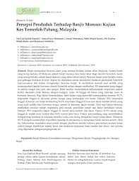 Jan 12, 2021 · prof datuk dr jamaluddin md jahi menegaskan sebarang gangguan terhadap salah satu sistem alam sekitar atau sumber bukan sahaja meninggalkan kesan negatif kepada sistem berkenaan, bahkan kepada. Pdf Persepsi Penduduk Terhadap Banjir Monsun Kajian Kes Temerloh Pahang Malaysia