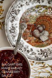 Ina Garten S Make Ahead Cranberry Sauce Recipe Cranberry Sauce Cranberry Thanksgiving Servings