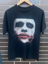 Vintage 2008 Joker the Dark Knight Promo T-shirt