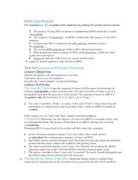 To make a protein chain (out of amino acids). Dna And Protein Synthesis Worksheet Worksheet List