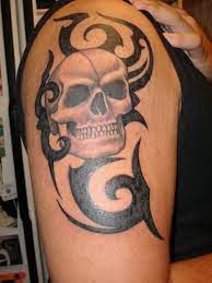 For men looking for simple but meaningful and striking tattoos, stars are a good choice. Tribal Skull Tattoo By Pictrixel On Deviantart