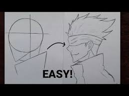 Maybe you would like to learn more about one of these? How To Draw Satoru Gojo Step By Step Tutorial For Beginners Very Easy Jujutsu Kaisen Youtube