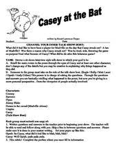 Casey At Bat Narrative Poetry Activity Poetry Activities Narrative Poetry Teaching Poetry
