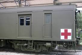 Hospital Car Outside View Train Old Trains Army